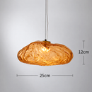 Світильник підвісний бурштиновий D - 20 / 25 / 30 / 35 / 40 cm  E27 / Led Amber Color Drop 260458-100007833