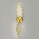 Настінний світильник золотий L-60 cm Led Gold Cross Line wave 251088-100006465