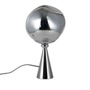 Настільна лампа хромована з плафоном органічної форми H-52 cm E27 Chrome Melt plazma desk lamp 250931-100006063