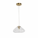 Підвісні світильники скляні D-20/25/30 cm G9 Clear+Gold Dumpling 260118-100007047