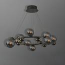 Люстра Bubbles D-100cm G9x12 Black+Grey 250622-100005042