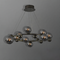 Люстра Bubbles D-100cm G9x12 Black+Grey 250622-100005042