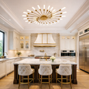 Люстра золота стельова на 32/ 42 плафони D-110 см / 135 см G4 Gold Fun 260118-100007179