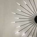 Стельовий світильник Fan lamp H80 D1160 Led 22W 3000K 4000K 6000K Black + Gold 250118-100004079