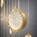 Люстра каскадна gold coins H-230 cm Led 120W Gold 4000K 240842-100003557