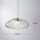 Світильник підвісний прозорий D - 20 / 25 / 30 / 35 / 40 cm  E27 / Led Transparent Color Drop 260458-100007834