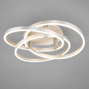 Люстра світлодіодна з пультом D-57 cm / 70 cm / 85 cm Led 140W / 180W / 200W Trio ceiling Потрійні Білі Кільця 211119-100000506