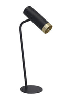 Настільна лампа H-44 cm GU10 Black+Gold Spoon 251240-100006827