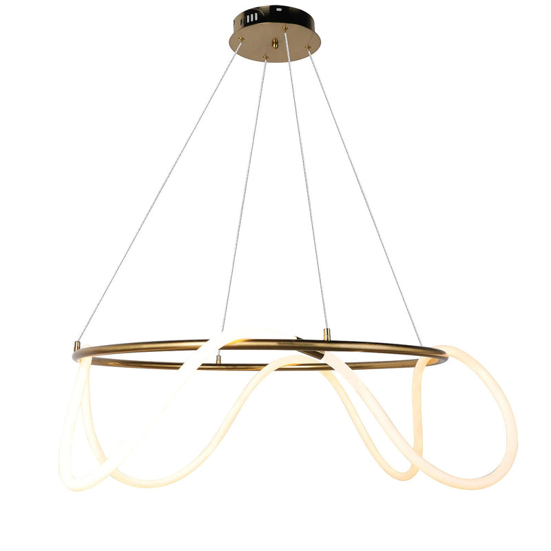 Люстра підвісна Rope gold D600/ D800 H(max)150 cm 241036-100003911