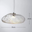 Світильник підвісний прозорий D - 20 / 25 / 30 / 35 / 40 cm  E27 / Led Transparent Color Drop 260458-100007834