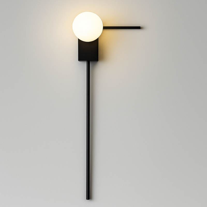 Бра Лінійна Геометрія з білою кулею 220618-100000812