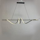 Люстра чорна підвісна видовжена L-120 cm Led 60W Black Gemo wave 251088-100006434