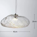 Світильник підвісний прозорий D - 20 / 25 / 30 / 35 / 40 cm  E27 / Led Transparent Color Drop 260458-100007834