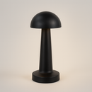 Настільна лампа чорна акумуляторна H-22 cm Led Mushroom Black 251031-100006272