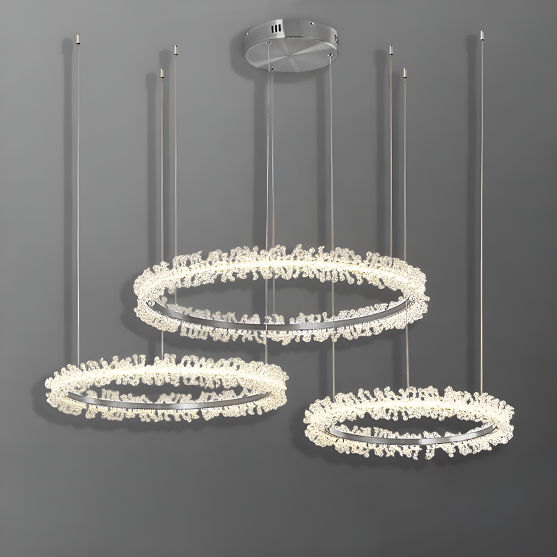 Люстра Chrome petals rings 150W 250476-100004357