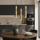 Підвіс у стилі модерн із хромованим / золотим корпусом D-6 cm H-37 cm Gold / Chrome Fulcrum PLAMB Gloss 220835-100000989