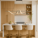 Люстра чорна підвісна видовжена L-120 cm Led 60W Black Gemo wave 251088-100006434