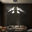 Люстра підвісна Birds D-92cm Ledx6 Black+Chrome 250635-100005171