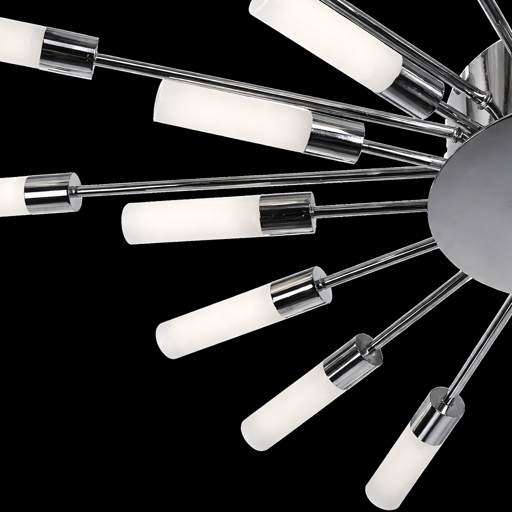 Люстри срібні стельові L-90 cm / L-110 cm / L-128 cm G4 Chrome Fun 260118-100007192