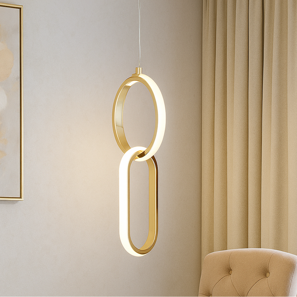 Підвісний світильник Clip Circle 26W 3000-6000K Gold 250635-100005139