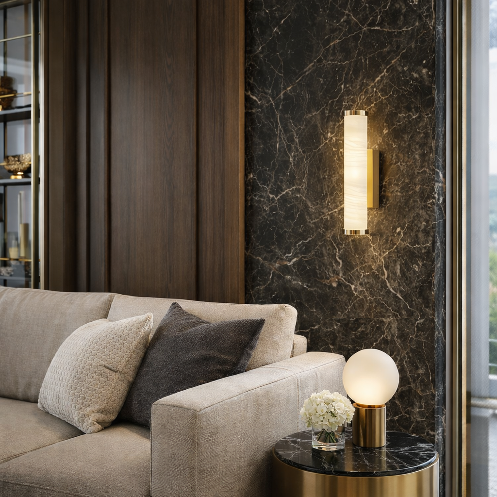 Світильник настінний з імітацією каменю поворотний L-40cm / 50 cm / 60 cm Led Marble Imitation 260118-100007201