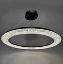 Люстра чорна підвісна світлодіодна D-60 cm Led 100W Black Ice 260588-100007981