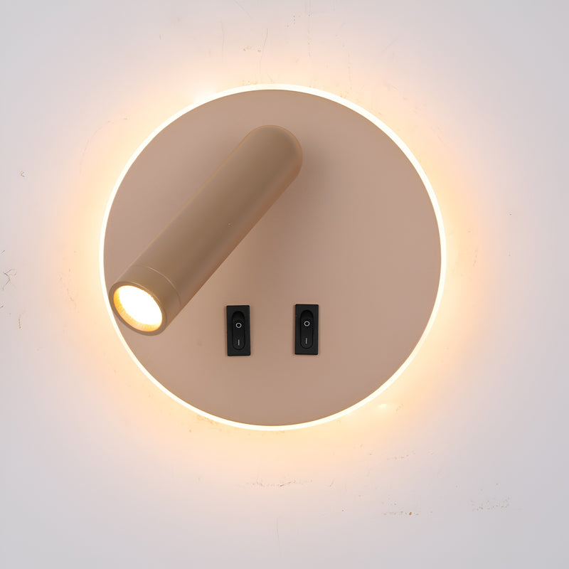 Настінний світильник золотий D-14.5 cm Led 8W 4000K Gold Circle 251036-100006478