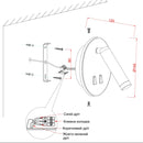 Настінний світильник білий D-14.5 cm Led 8W 4000K White Circle 251036-100006481