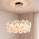 Люстра золота підвісна декоративна Квітка D-60cm E14x8 Gold Flower 250617-100005085