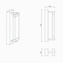 Світильник настінний чорний з прозорим плафоном H-35 cm Led 12W Black Bubbles Grand Glass 251036-100006363