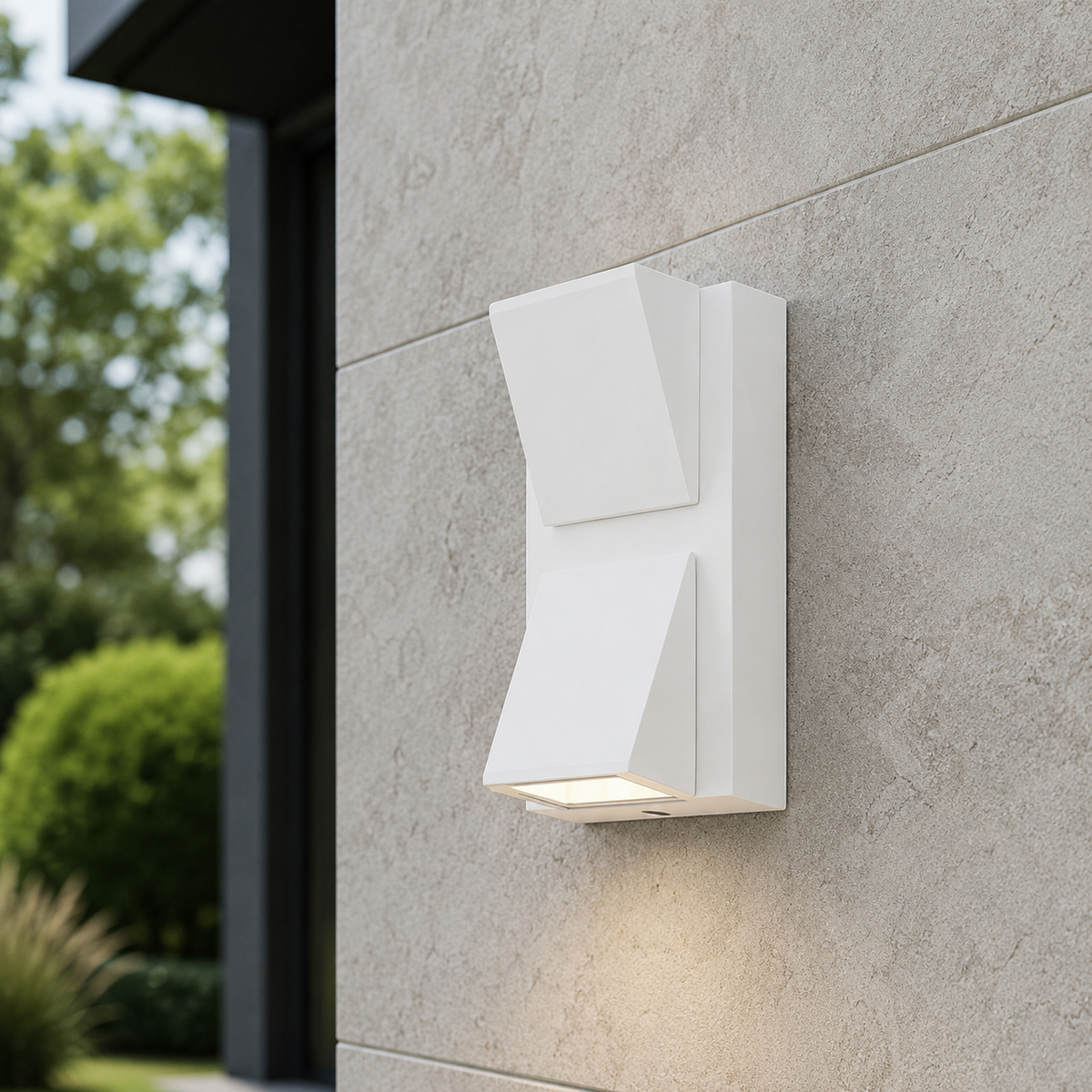 Настінний чорний вуличний світильник H-14,5 cm Led 6W 3000К White Evelina 260719-100008327