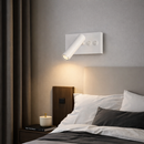 Настінний світильник білий з вимикачем на корпусі H-8 cm Led 10W 4200K White Vadud 260160-100007195
