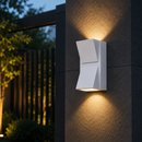 Настінний чорний вуличний світильник H-14,5 cm Led 6W 3000К White Evelina 260719-100008327