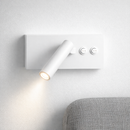 Настінний світильник білий з вимикачем на корпусі H-8 cm Led 10W 4200K White Vadud 260160-100007195