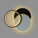 Люстра стельова чорна  L-44 cm Led Trio Circle Black 251188-100006578