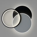 Люстра стельова чорна  L-44 cm Led Trio Circle Black 251188-100006578