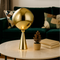 Настільна лампа золота з плафоном органічної форми H-52 cm E27 Gold Melt plazma desk lamp 250931-100006064