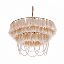 Люстра підвісна з текстильним плафоном D-60 cm E27 Macrame 260858-100008731