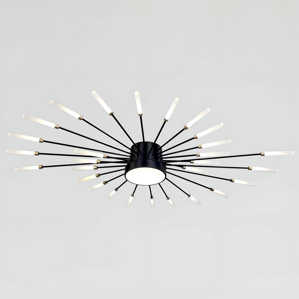 Стельові люстри чорні L-104 cm / L-131.5 cm Led 4000K Black Fun 260235-100007335