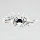 Стельові люстри чорні L-104 cm / L-131.5 cm Led 4000K Black Fun 260235-100007335