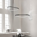 Підвісний світильник Soft triangle D600 + D800 Led 75W 4000K Black 250217-100004200