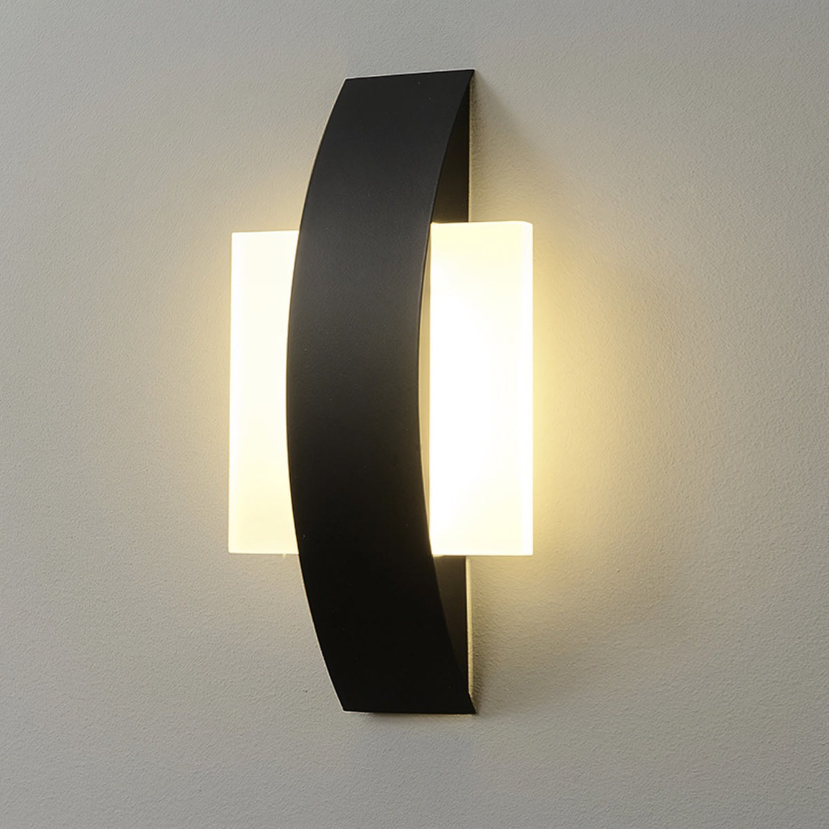 Настінний світильник L-25 cm Led 4W 4000K Black + White Square 250118-100004068