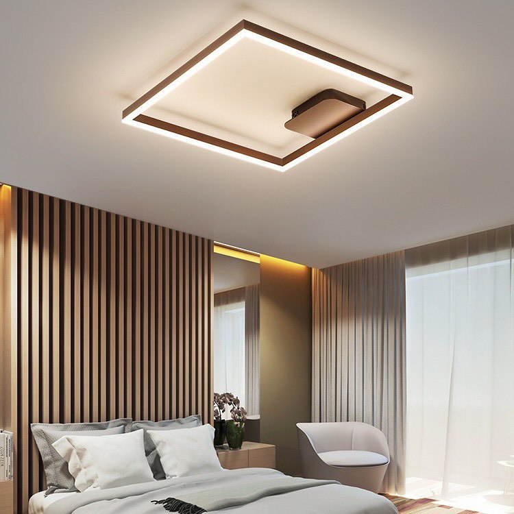 Стельова люстра Anelli quadro L-50 cm Led 30W Coffee 240589-100003299