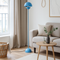 Торшер блакитний H-170 cm E27 Blue Planet Poncho floor lamp 251077-100006317