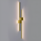 Бра лінійне Double lines square H60 / H80 / H100 Led 18-28W Gold 250419-100004359
