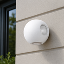 Настінний білий вуличний світильник D-10 cm LED 12W 3000K White Loona 260619-100008249