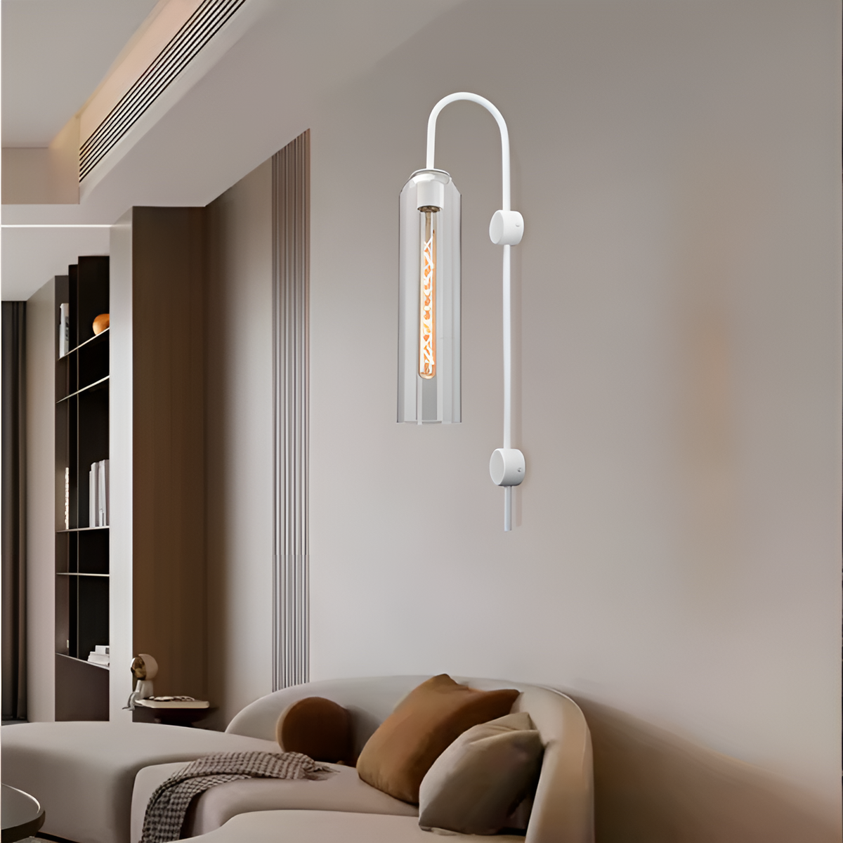 Настінний світильник LumiTower Float Е27 Н-72cm White 250577-100004881