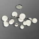 Підвісний світильник Modo white bubble D-75 см 15xG9 Chrome + White 250418-100004367