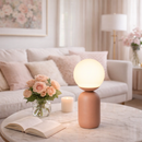 Лампа настільна теракотова з білим матовим плафоном H-35 cm E14 Terra Matte Bulb 260209-100007482