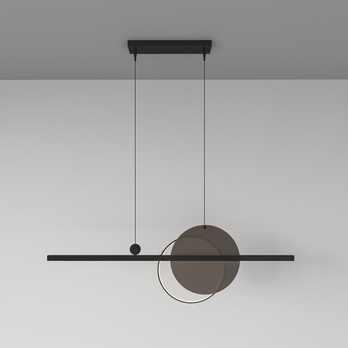 Підвісна стельова люстра L-90 cm Led 22W 3100/4100K Mid G-900 250772-100005426